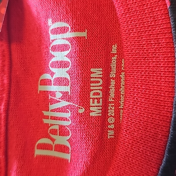 BETTY BOOP Red T-Shirt/Blouse - Picture 3 of 3